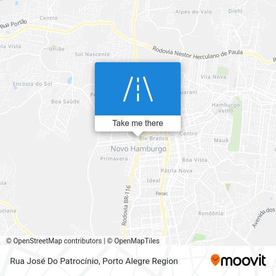 Rua José Do Patrocínio map