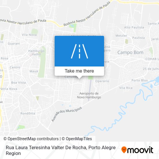 Rua Laura Teresinha Valter De Rocha map