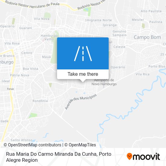 Rua Maria Do Carmo Miranda Da Cunha map