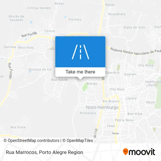 Rua Marrocos map