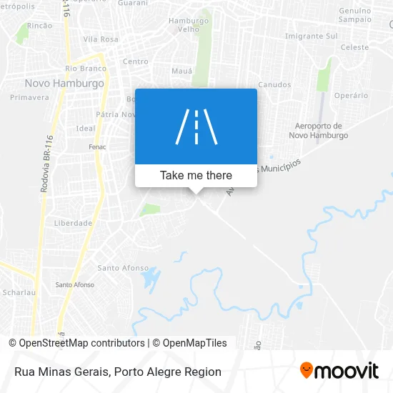 Rua Minas Gerais map