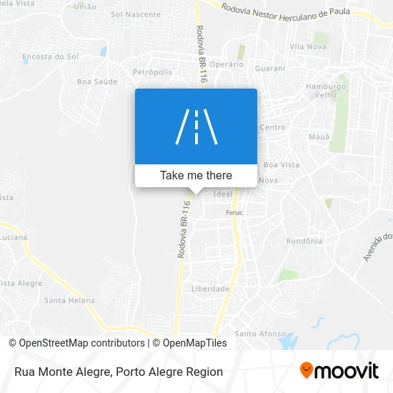 Rua Monte Alegre map