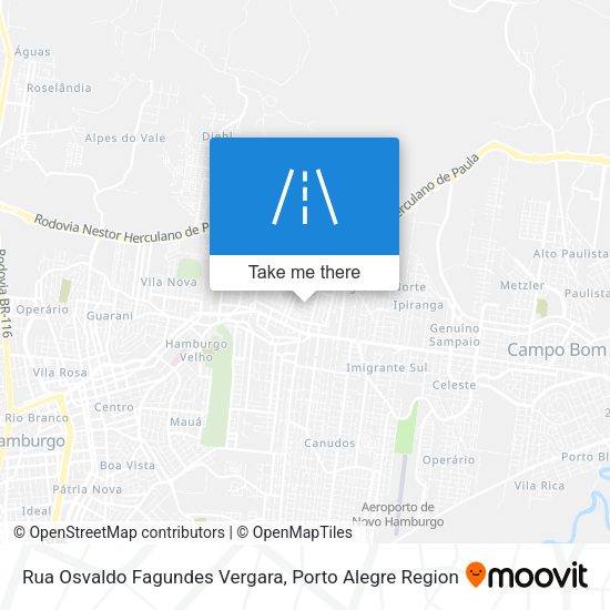 Rua Osvaldo Fagundes Vergara map