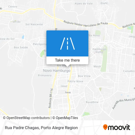 Rua Padre Chagas map