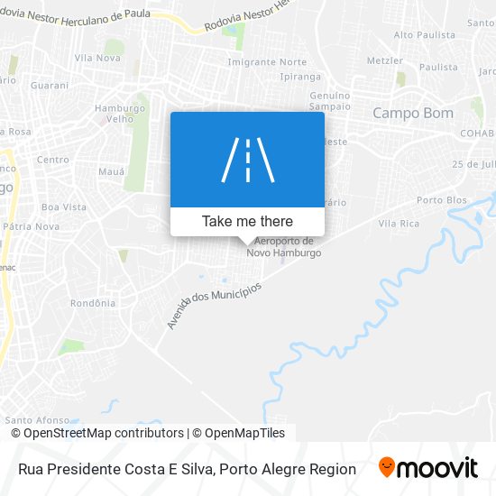 Rua Presidente Costa E Silva map