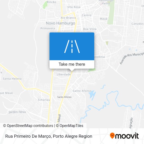 Rua Primeiro De Março map