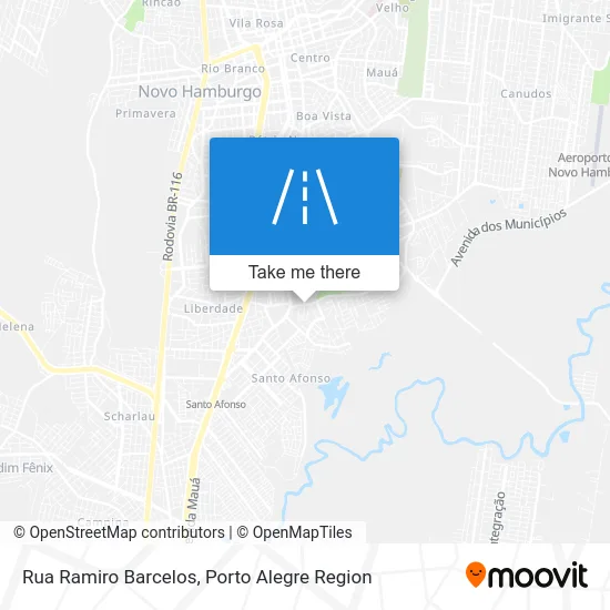 Rua Ramiro Barcelos map