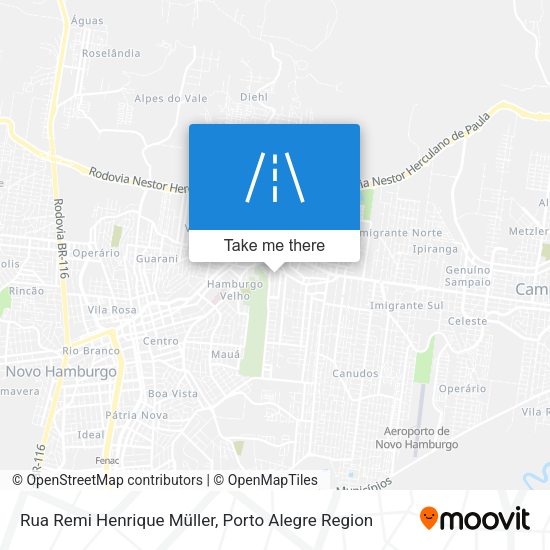 Rua Remi Henrique Müller map