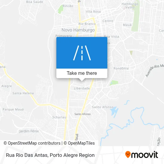 Rua Rio Das Antas map