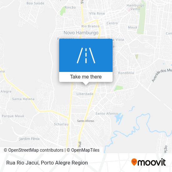 Rua Rio Jacuí map
