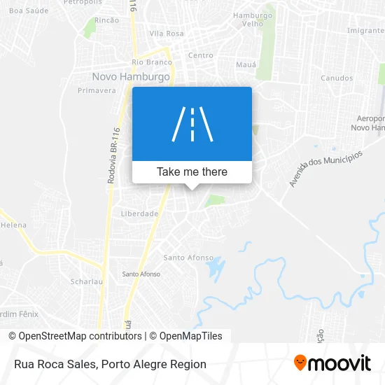 Rua Roca Sales map