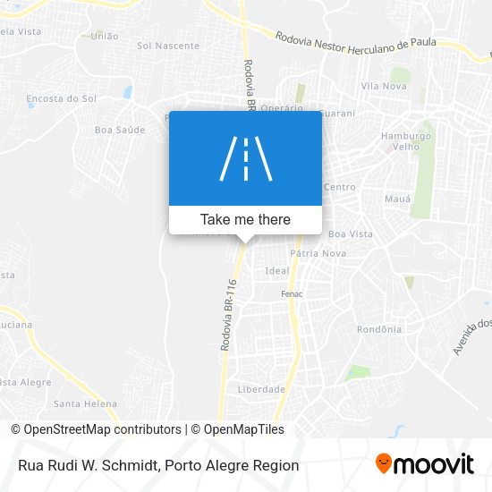 Rua Rudi W. Schmidt map