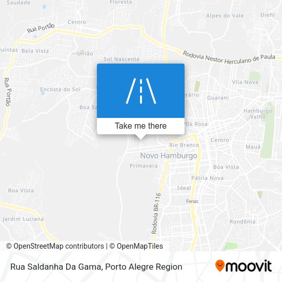 Rua Saldanha Da Gama map
