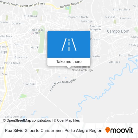 Rua Silvio Gilberto Christmann map