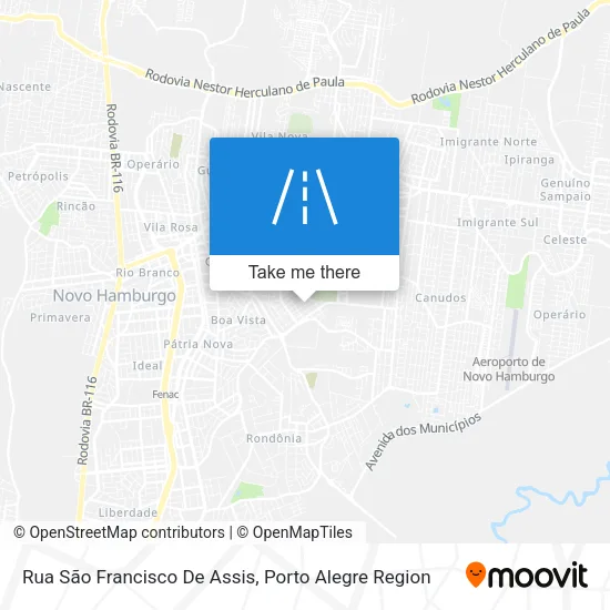 Rua São Francisco De Assis map