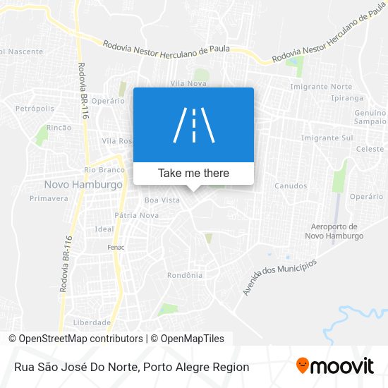 Rua São José Do Norte map