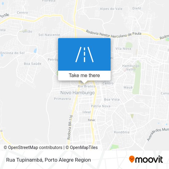 Rua Tupinambá map