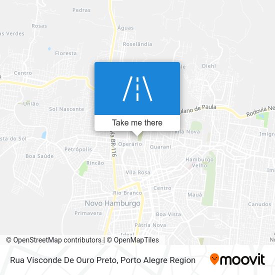 Rua Visconde De Ouro Preto map