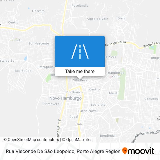 Rua Visconde De São Leopoldo map