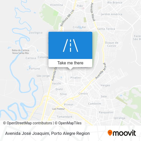 Avenida José Joaquim map