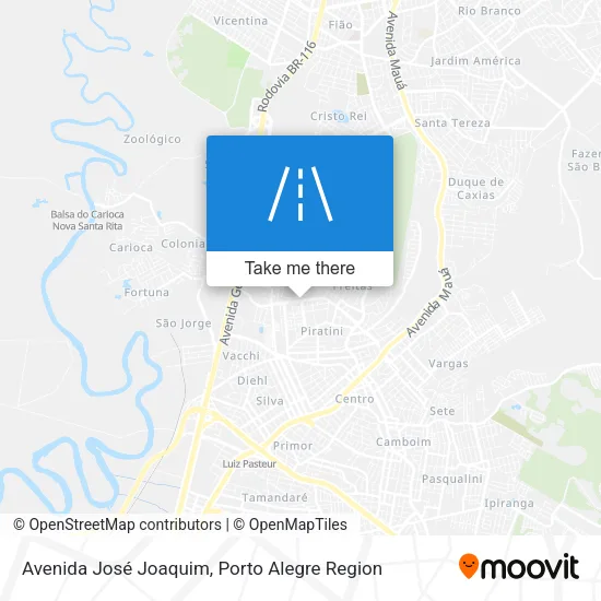 Avenida José Joaquim map