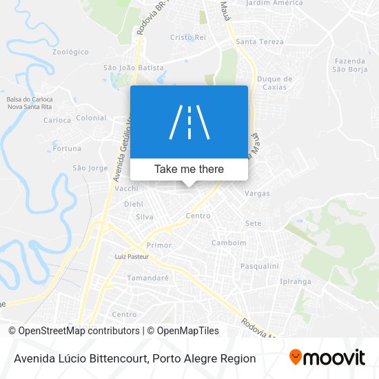 Avenida Lúcio Bittencourt map