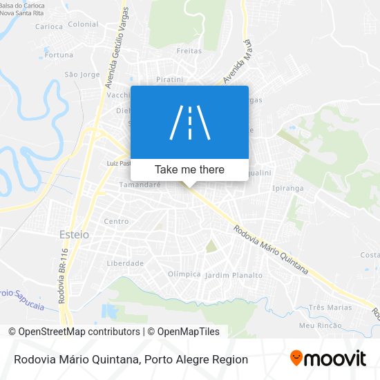 Rodovia Mário Quintana map
