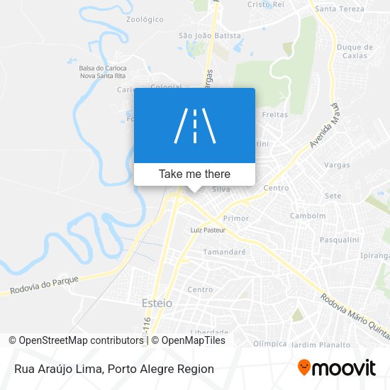 Rua Araújo Lima map