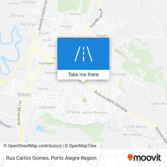 Rua Carlos Gomes map
