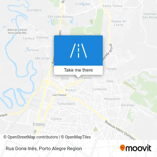 Rua Dona Inês map