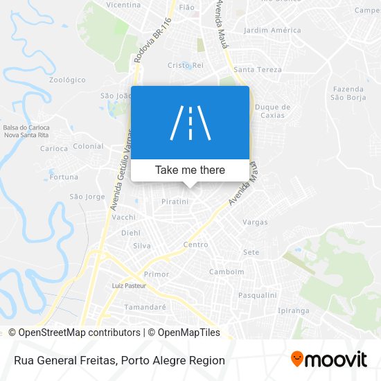 Rua General Freitas map