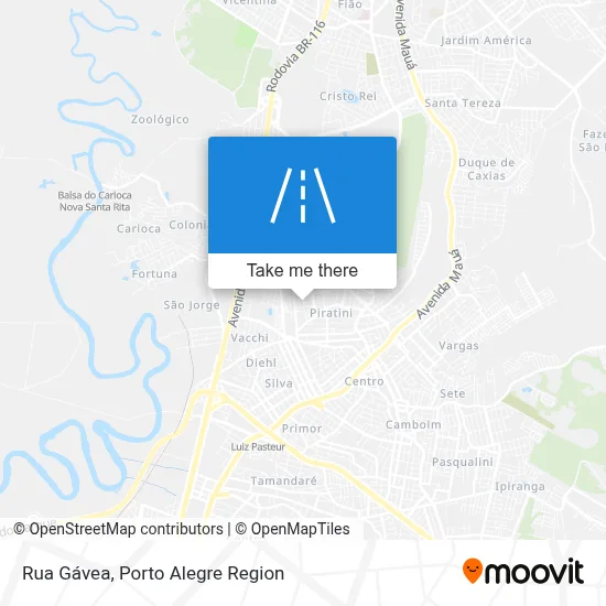 Rua Gávea map