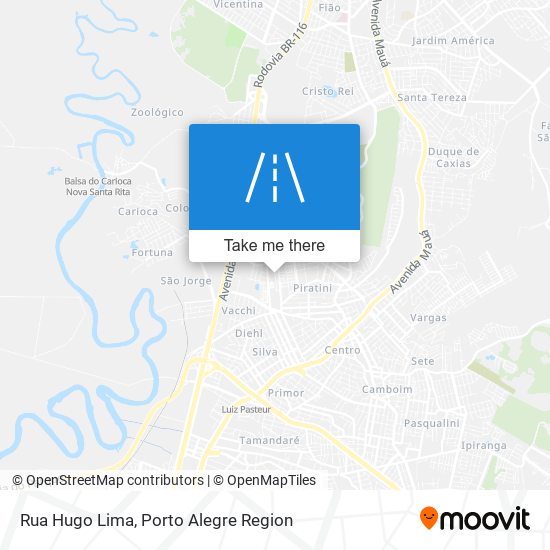 Rua Hugo Lima map