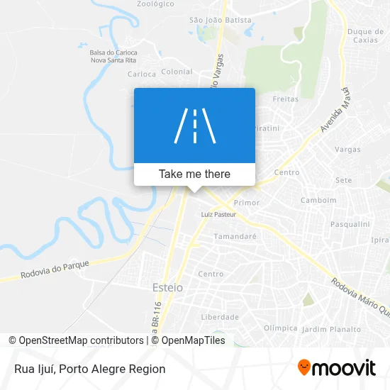 Rua Ijuí map