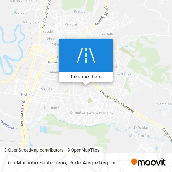 Rua Martinho Sesterhenn map