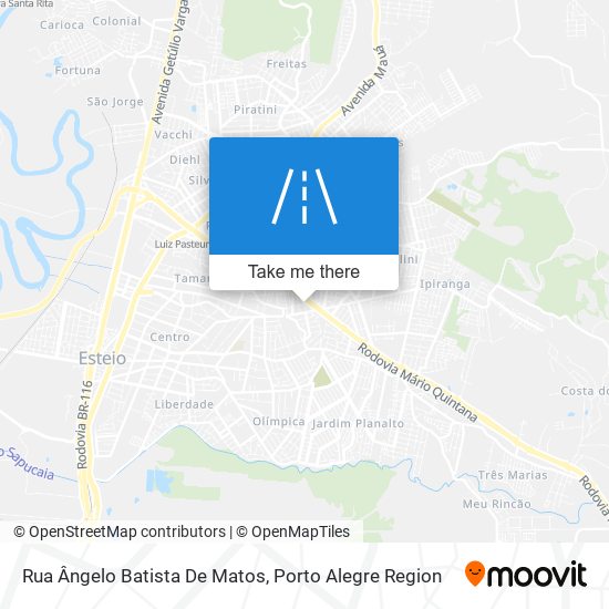 Mapa Rua Ângelo Batista De Matos