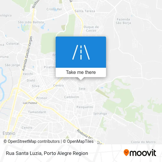 Rua Santa Luzia map