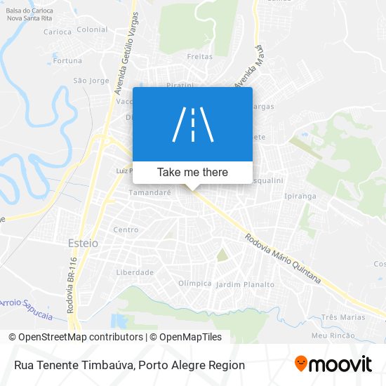 Mapa Rua Tenente Timbaúva