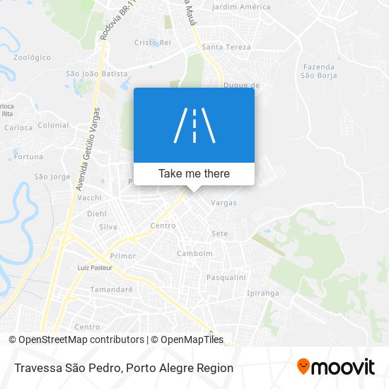 Travessa São Pedro map