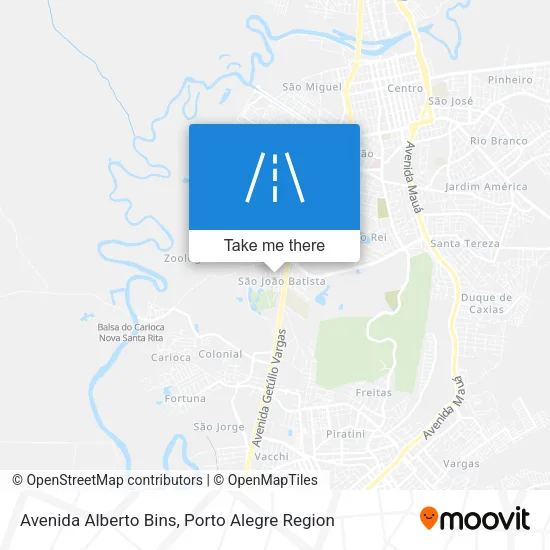 Avenida Alberto Bins map