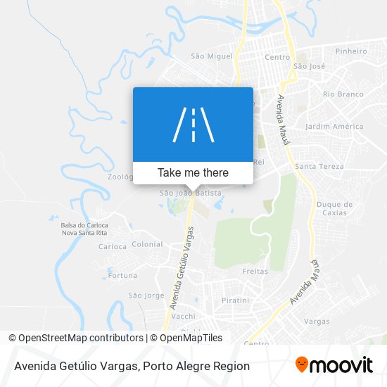 Avenida Getúlio Vargas map