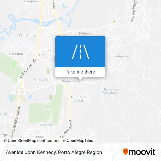 Avenida John Kennedy map