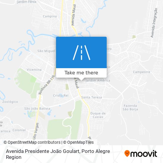 Avenida Presidente João Goulart map