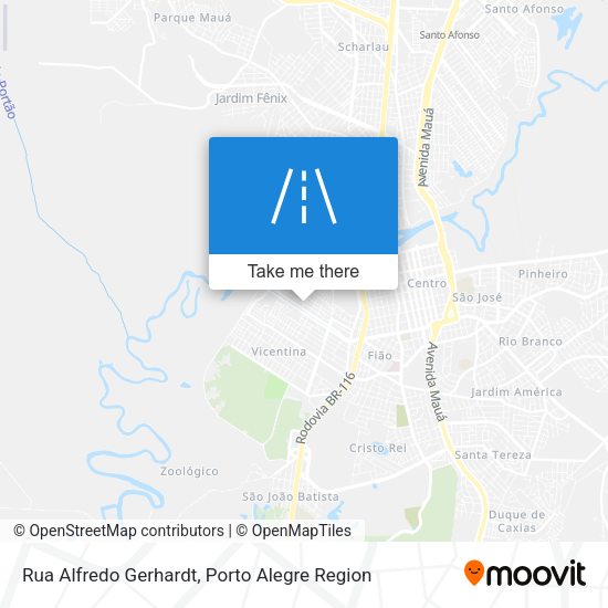 Rua Alfredo Gerhardt map