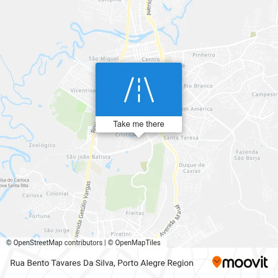 Rua Bento Tavares Da Silva map