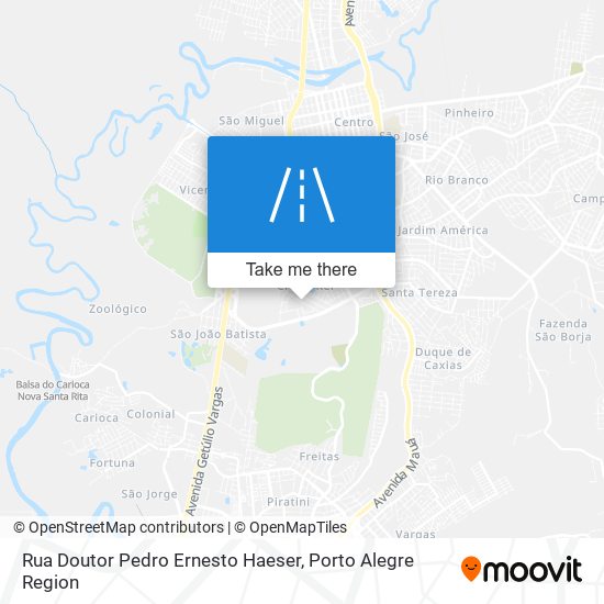 Mapa Rua Doutor Pedro Ernesto Haeser