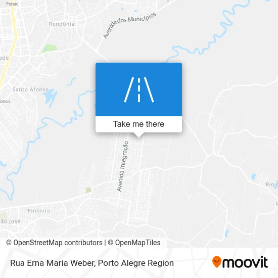 Rua Erna Maria Weber map