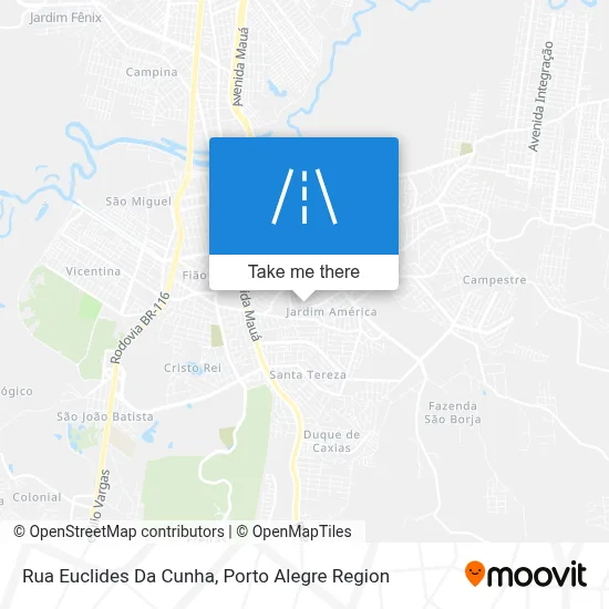 Rua Euclides Da Cunha map