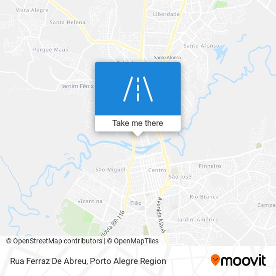 Mapa Rua Ferraz De Abreu