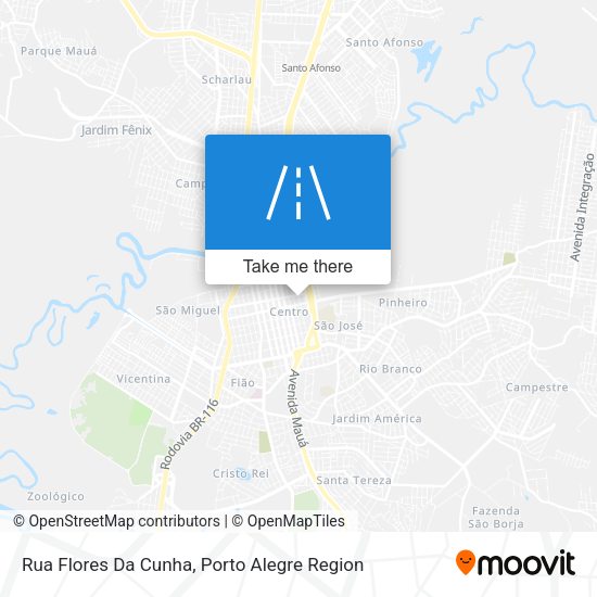 Rua Flores Da Cunha map
